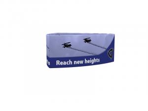 TF-1006 (3D) Three-Sided Curve Hanging Sign