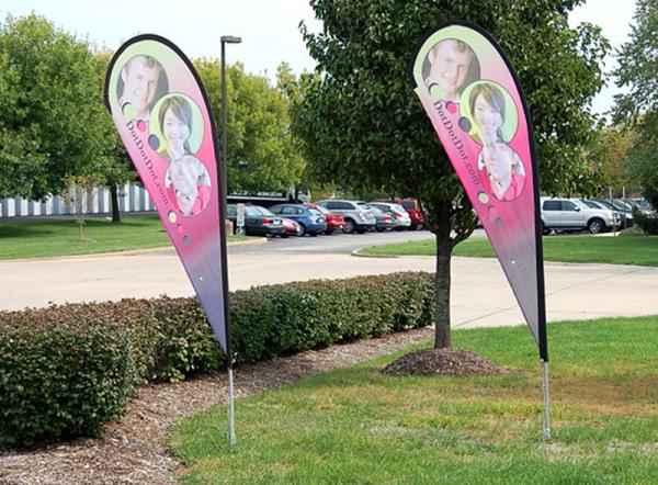 Teardrop Banshee - Outdoor rotating banner