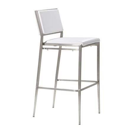 CEBS-032 | Marina Barstool White Vinyl -- Trade Show Furniture Rental