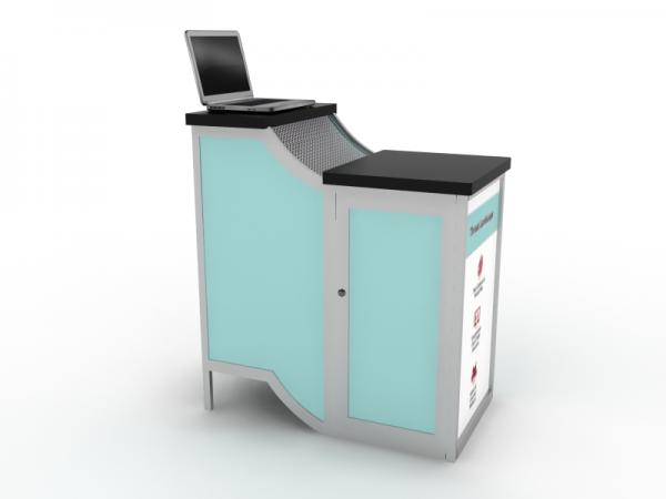 MOD-1510 Modular Pedestal with Locking Storage -- Image 4