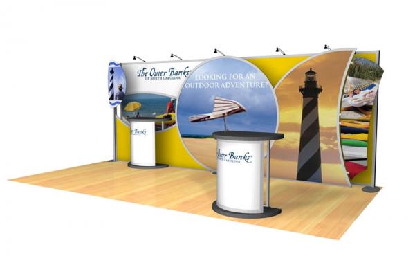 VK-2050 Exhibit with MOD-1220 Counter