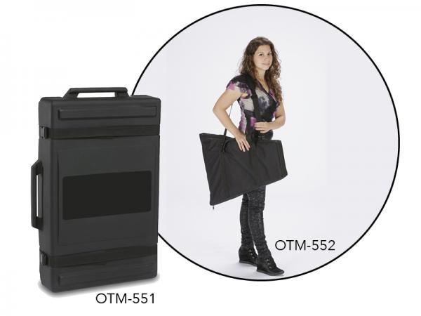 Roto-molded Case with Wheels or Padded Carrying Bag Options
