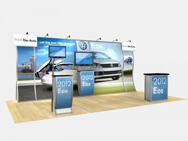 RE-2004 Rental Exhibit / 10' x 20' Inline Trade Show Display  Image 1