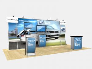 RE-2004 Rental Exhibit / 10' x 20' Inline Trade Show Display  Image 1